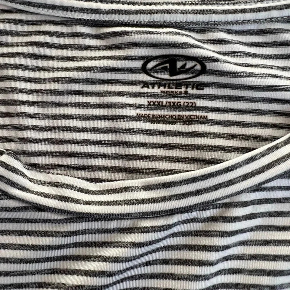 Athletic striped dry fit shirt - Picture 6 of 6